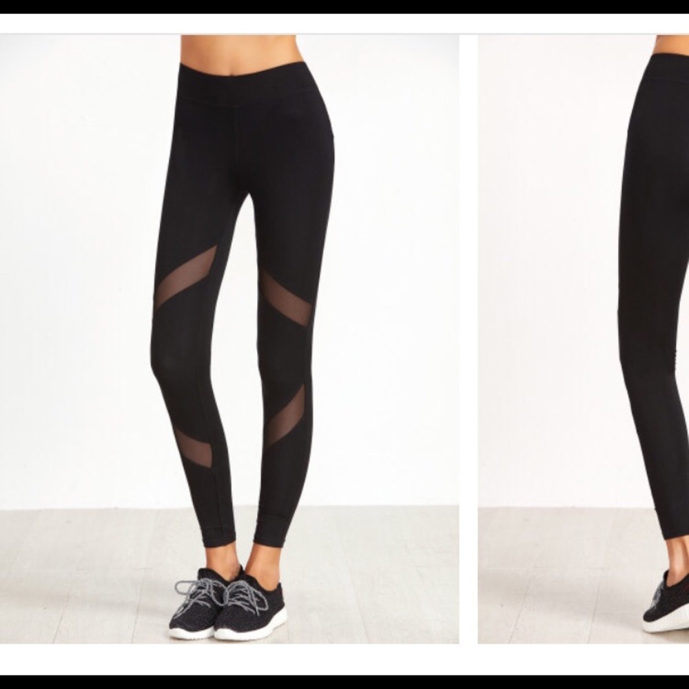 mesh leggings